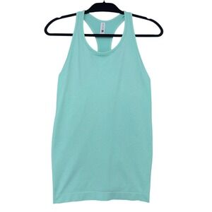 All in Motion Womens Mint Green Seamless Racerback Tank Top Large